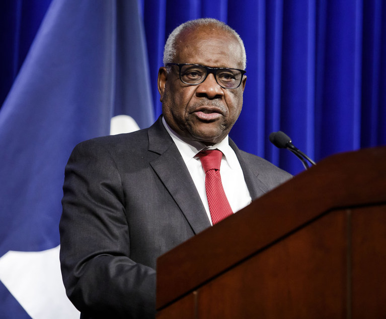 Justice Thomas on Precedent: 'If [It's] Totally Stupid ... You Don't Go Along With It'| Law.com