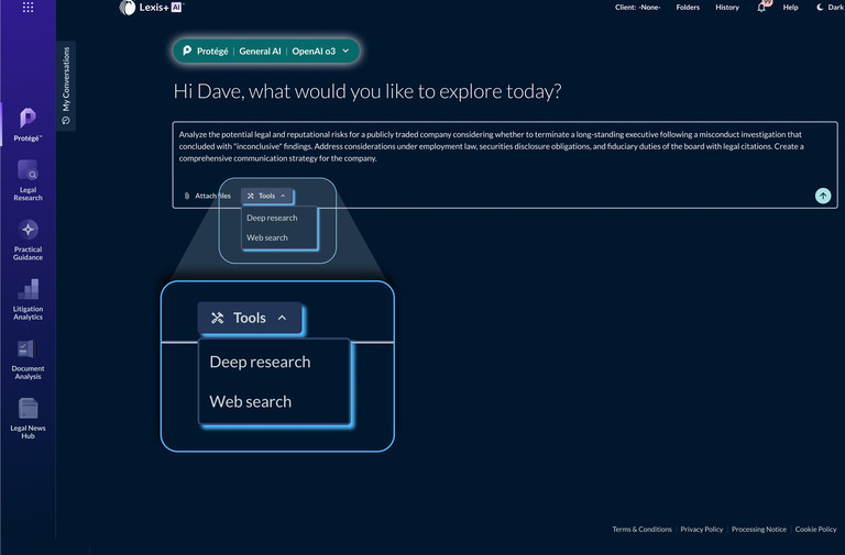 Lexis Protégé General AI